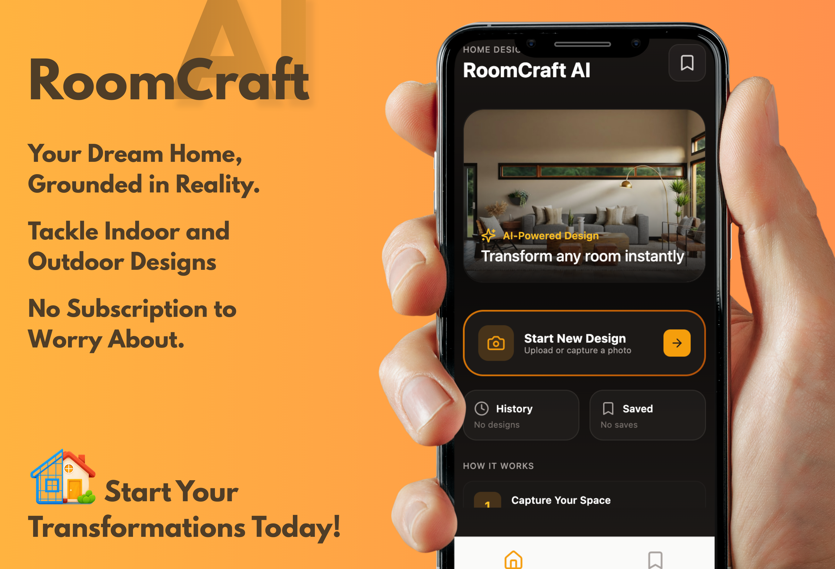 RoomCraft AI Hero Image